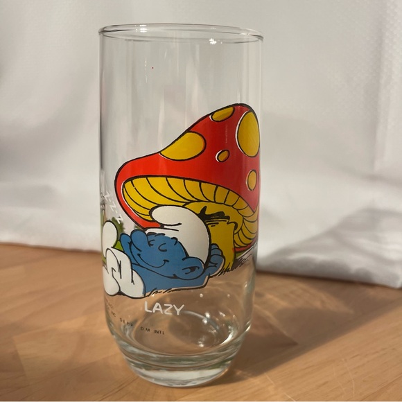 Smurfs Lazy Glass Vintage - Picture 2 of 10